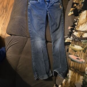Silver Jeans Women's Straight Leg in Dark Blue